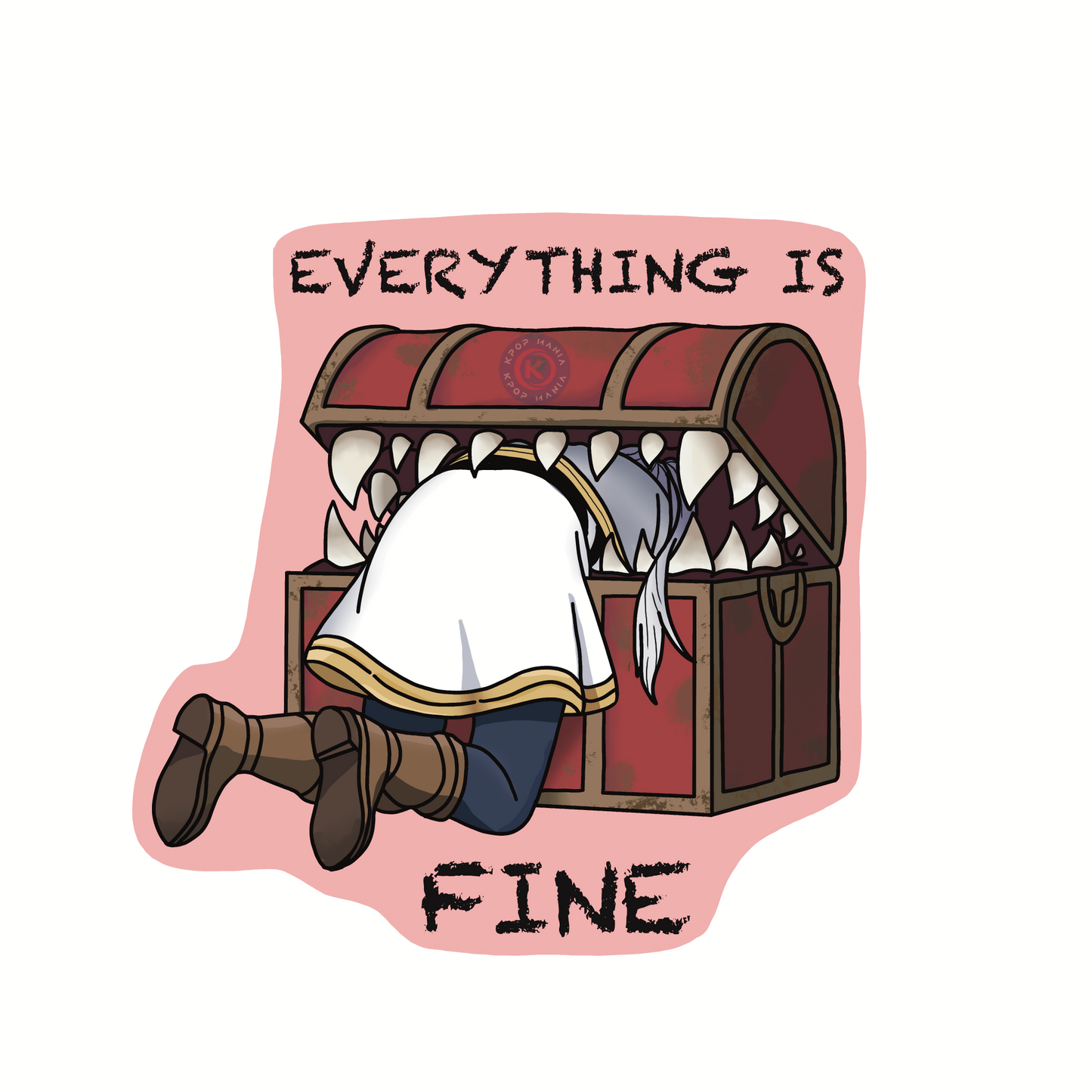 Frieren “everything is fine” sticker